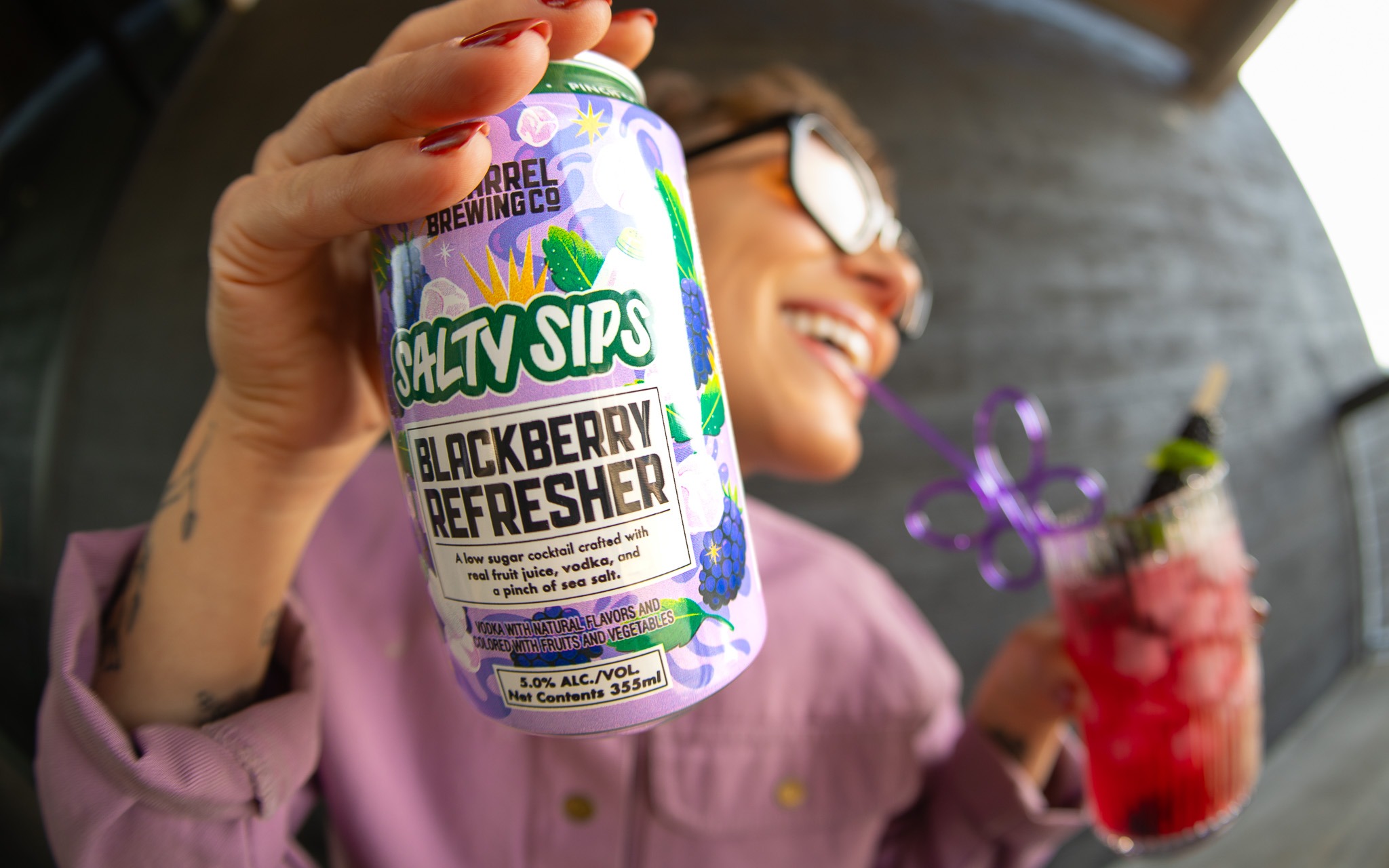 Salty Sips Blackberry Refresher